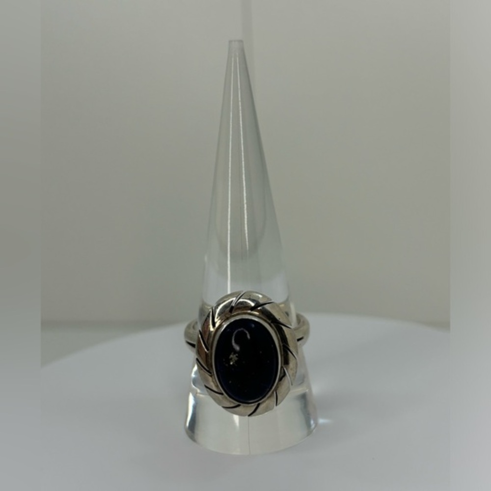 Sterling Silver Lapis Ring Sz 10